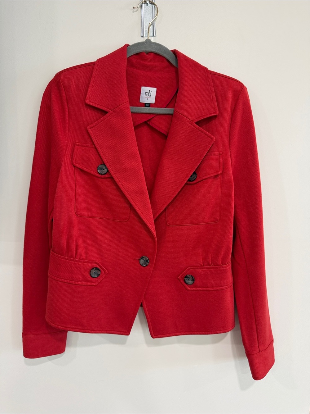 CAbi Bold Red Tailored Blazer